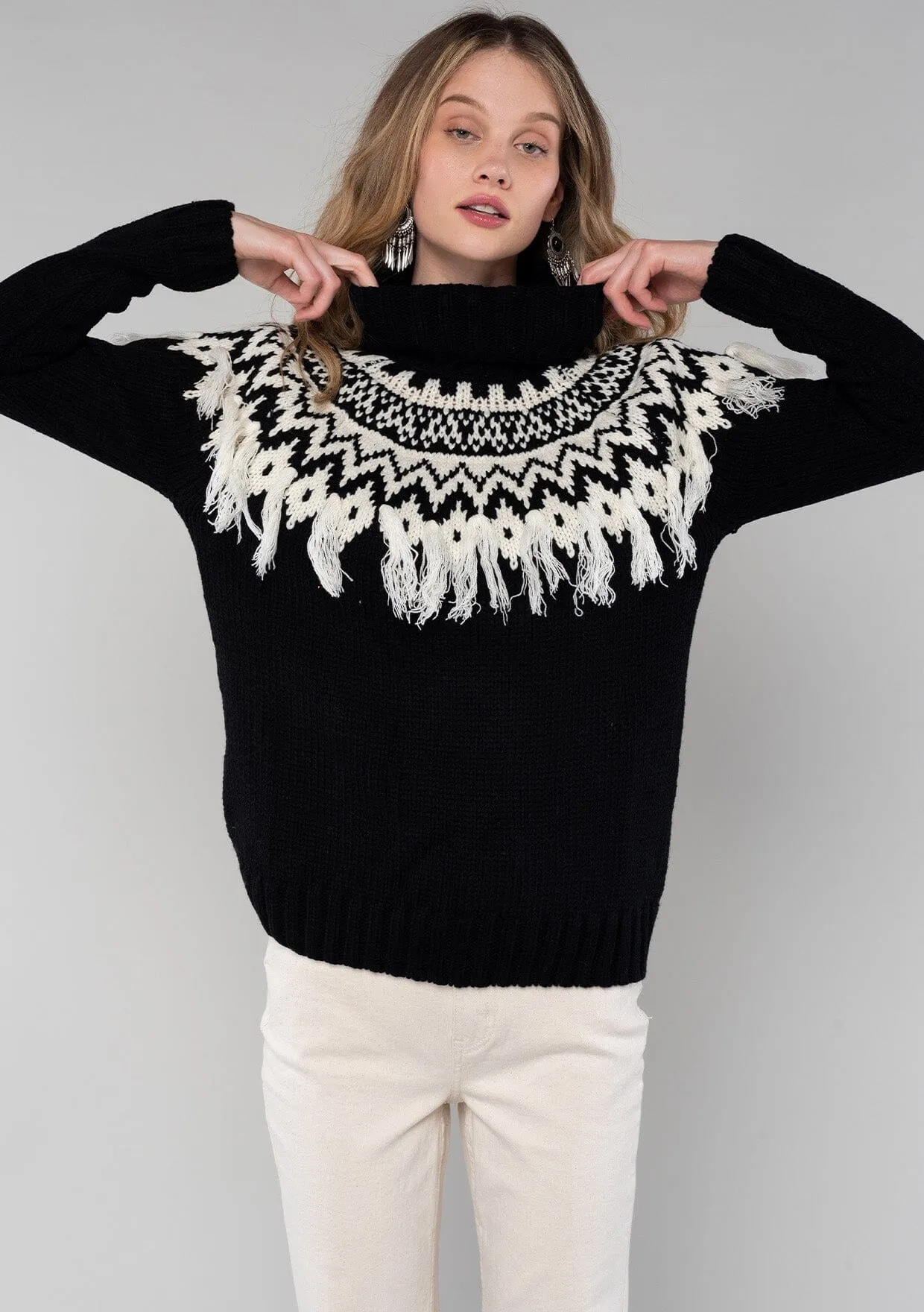 Aspen Fringe Sweater
