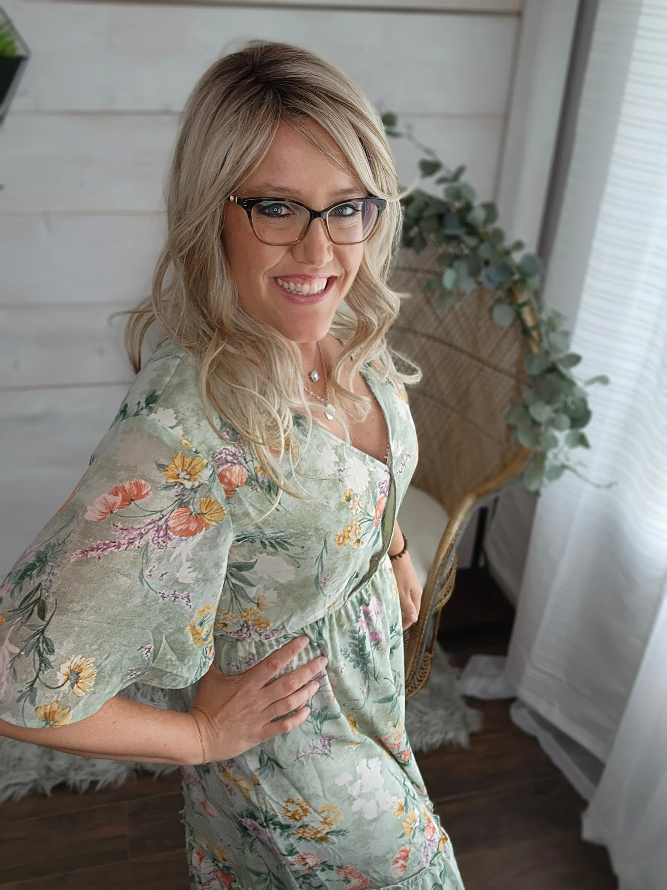Courtney Sage Floral  * on sale