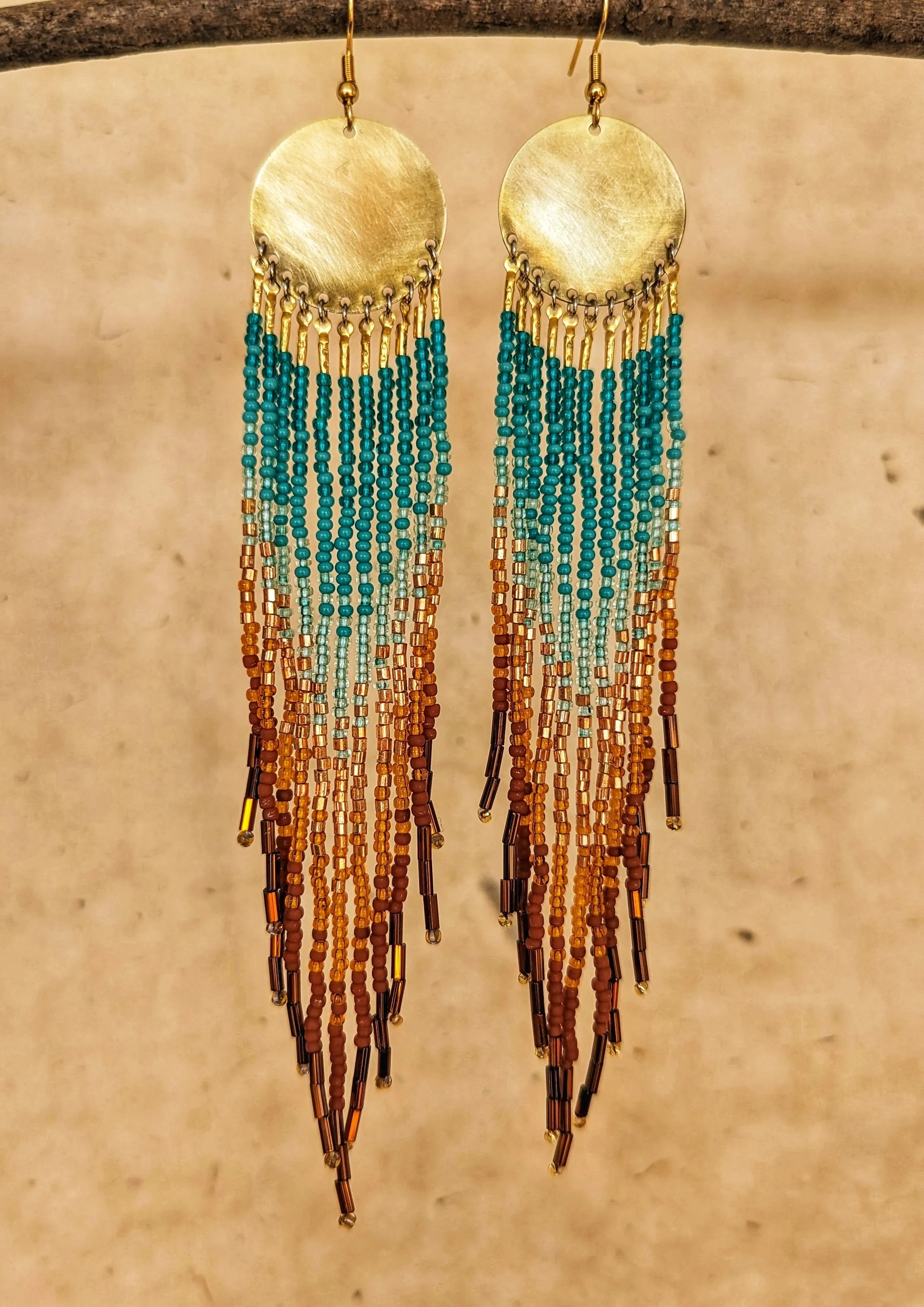 Eagle Rock Seed Bead Earrings