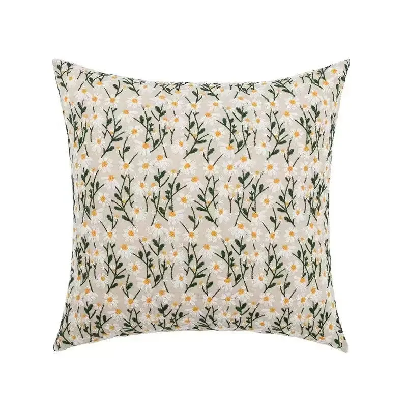 Geometry Embroidered Pillow