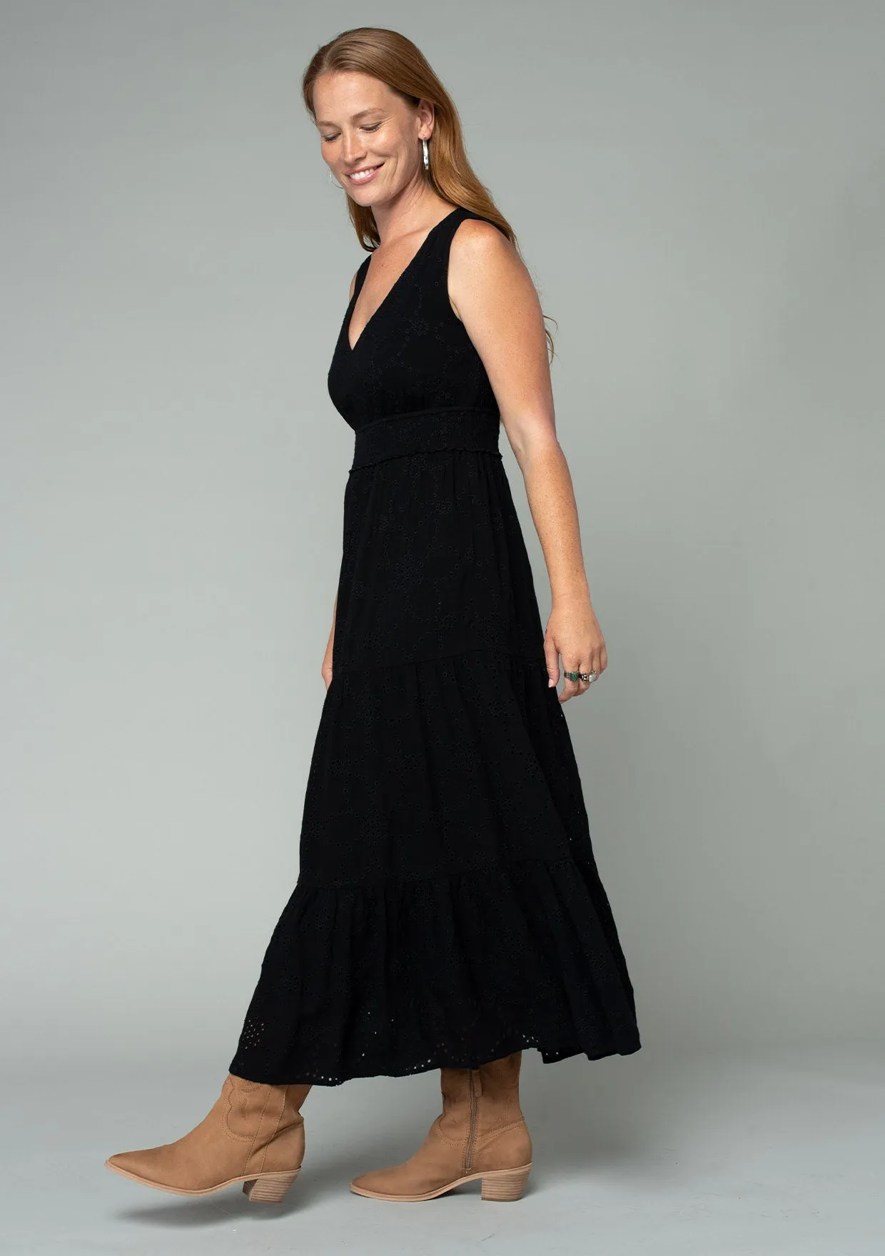 Kiki Eyelet Maxi Dress