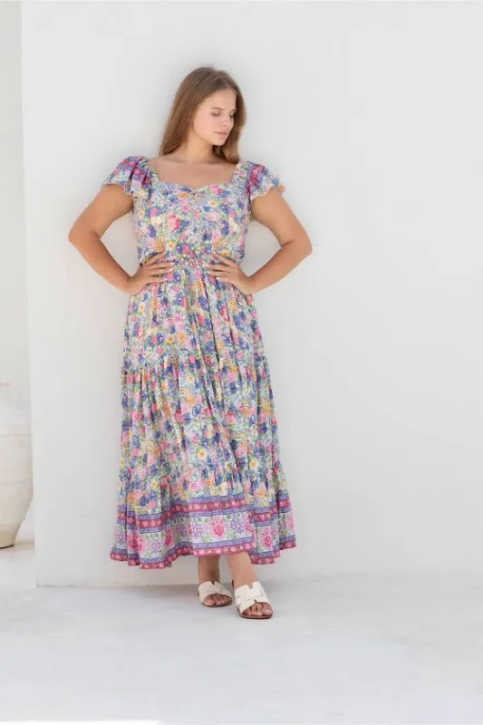 Lexie Dress - Pansy Print