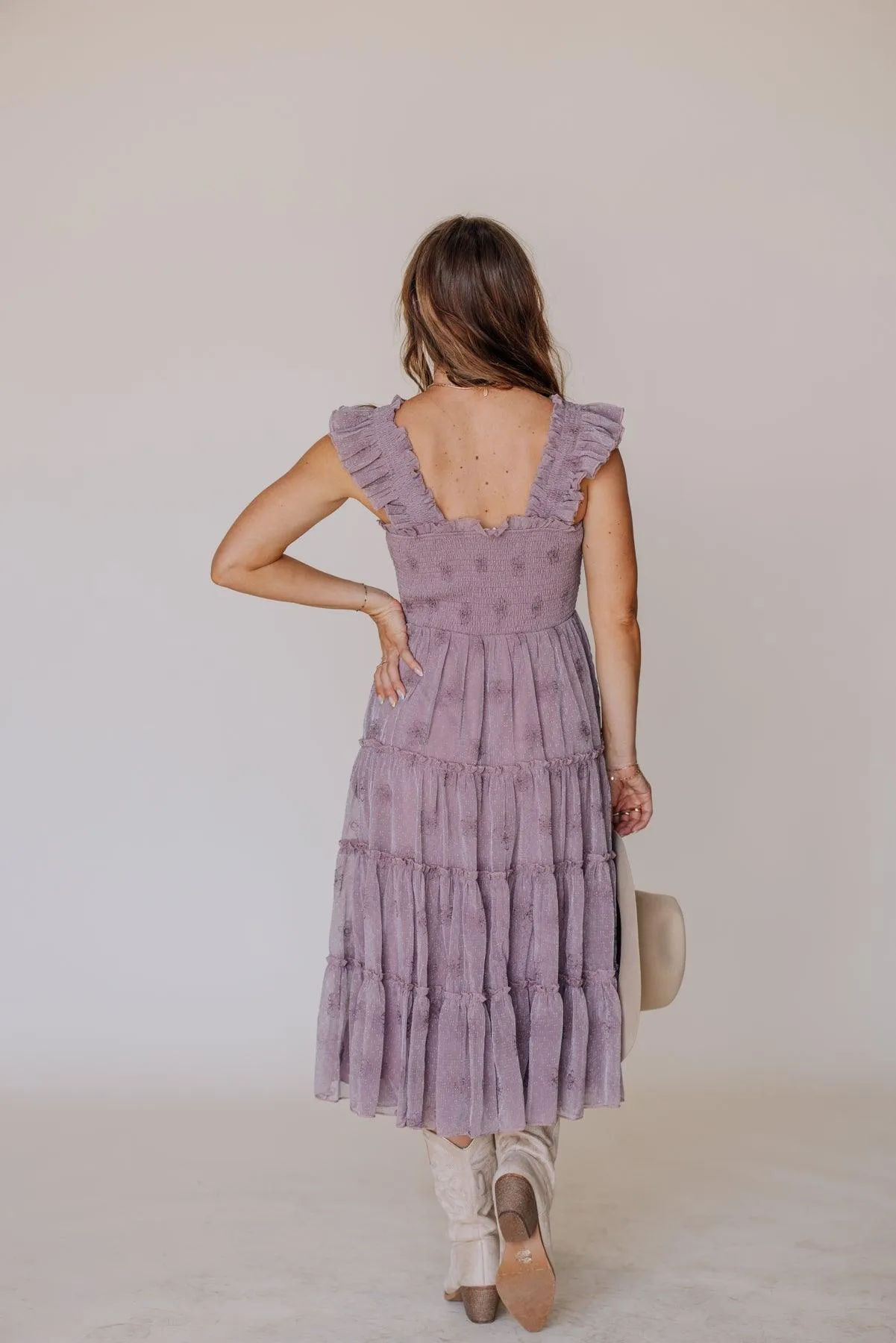 Michaela Floral Embroidered Dress