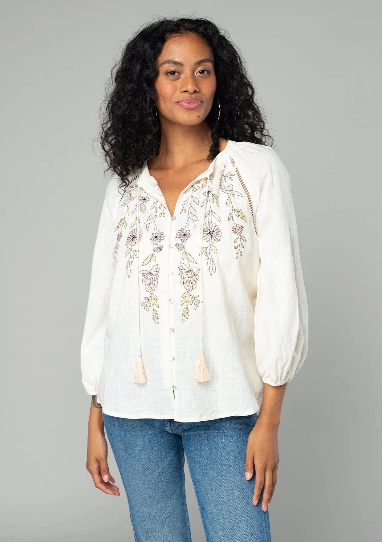 New Day Button Up Blouse