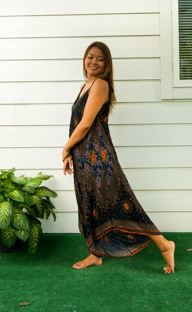 Peacock Dusk Boho Jumpsuit