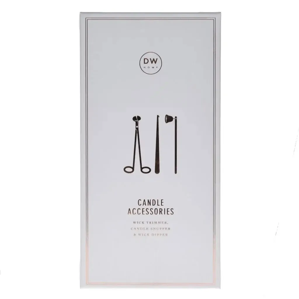 ROSE GOLD WICK CANDLE TRIMMER SET