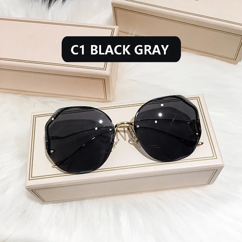 SARA - Fashion Tea Gradient Sunglasses