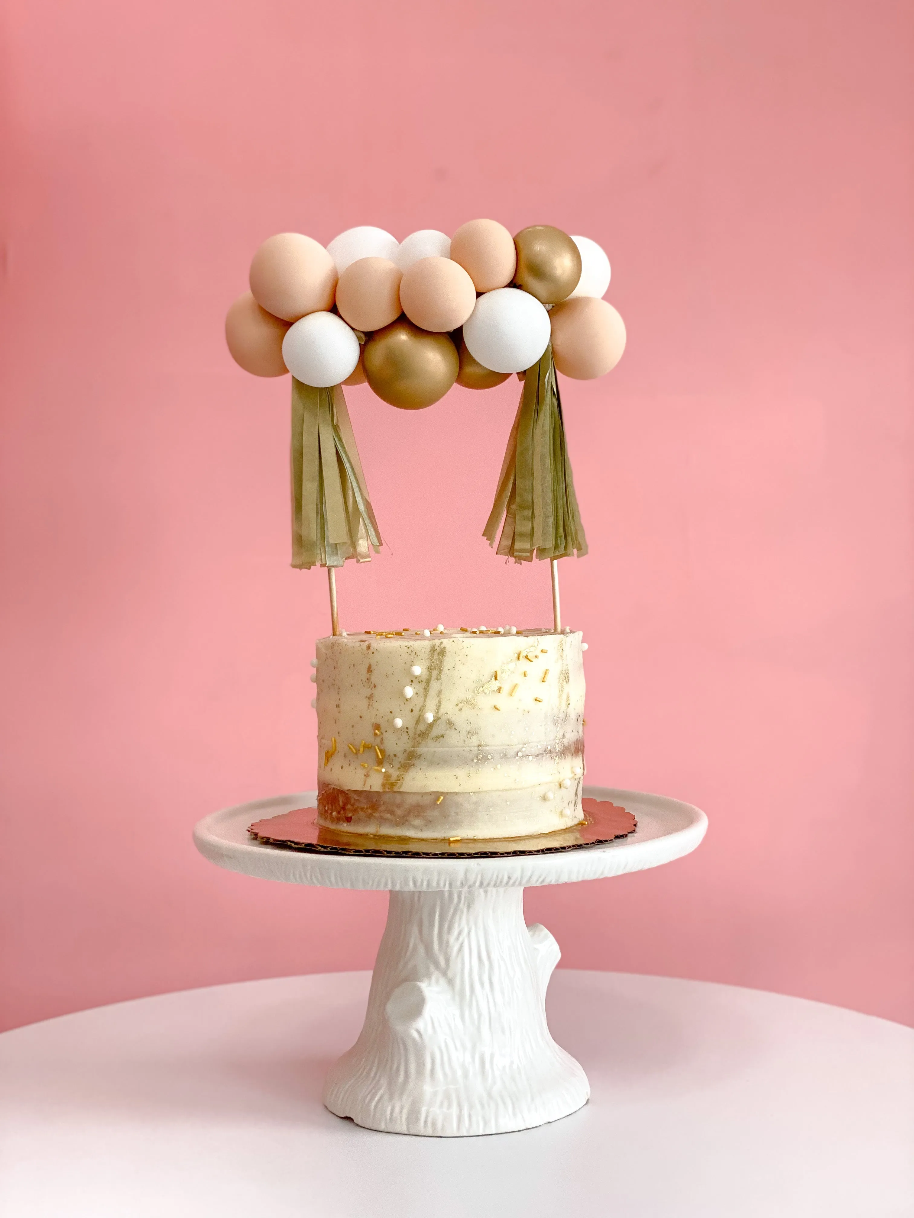 Simple Boho Custom Balloon Cloud Topper