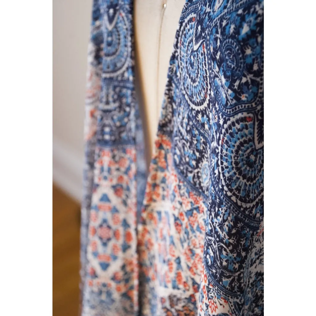 True Blue Bohemian Kimono