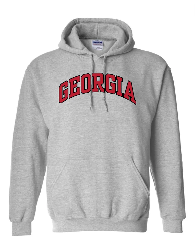 UGA Arch Hoodie Sweatshirt