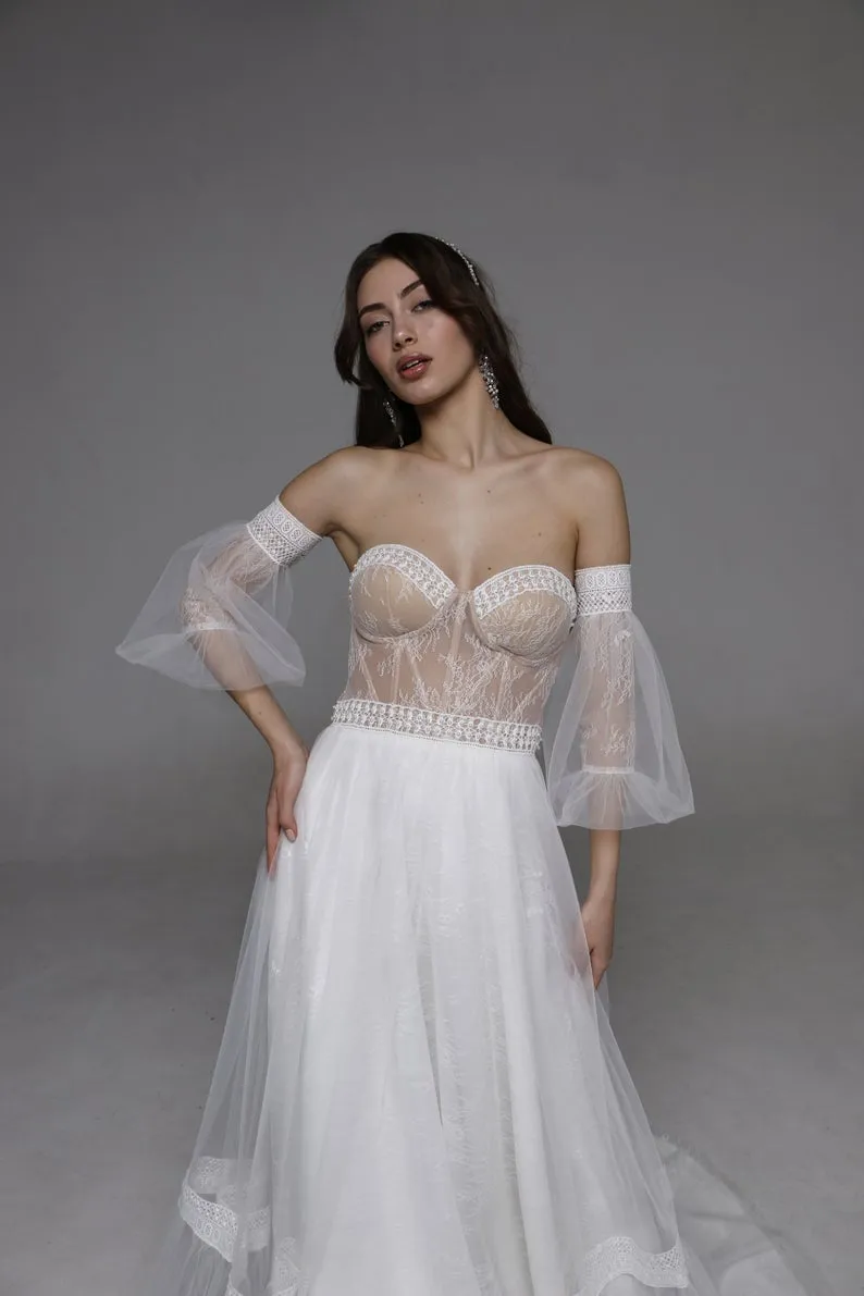 Wedding Dresses "Alana" Boho Wedding Dress